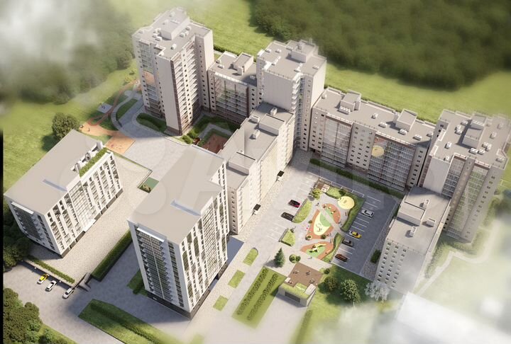 1-к. квартира, 46,4 м², 12/15 эт.