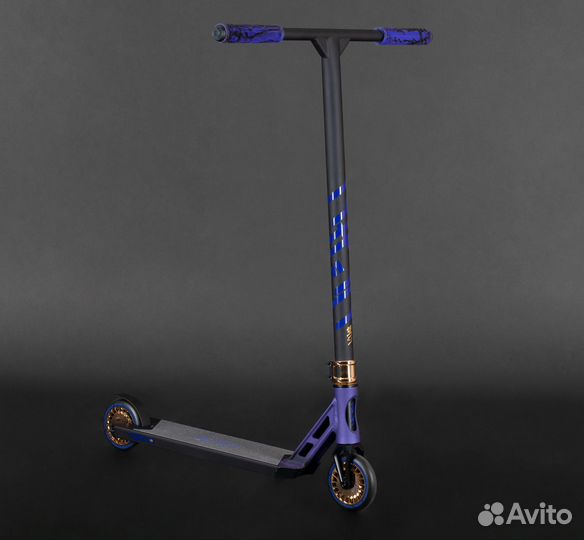 Самокат skip SBN (2023) черно-фиолетовый Soc24