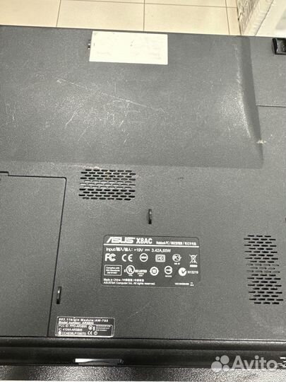 Ноутбук asus X8AC (Км 78)