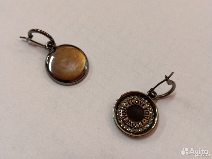 Серьги ilove YOU