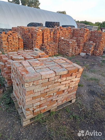 Кирпич красный бу