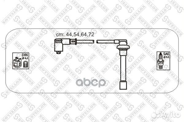 К-кт проводов Honda Accord 1.8-2.3 96/Civic 1