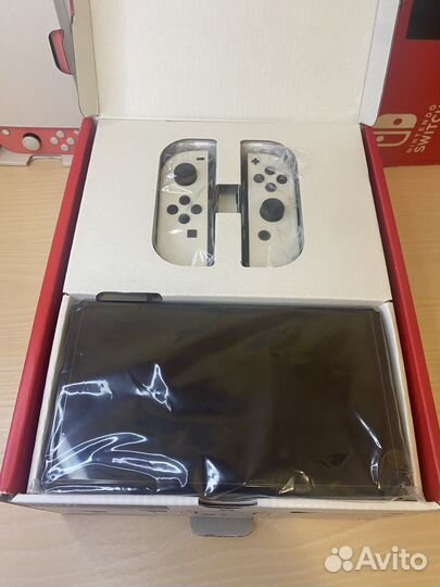 Прошитый Nintendo switch Oled 192gb. Комплект