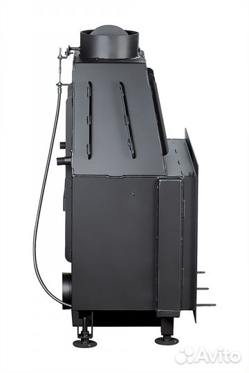 Камин Экокамин Альфа 700-150 B черный шамот