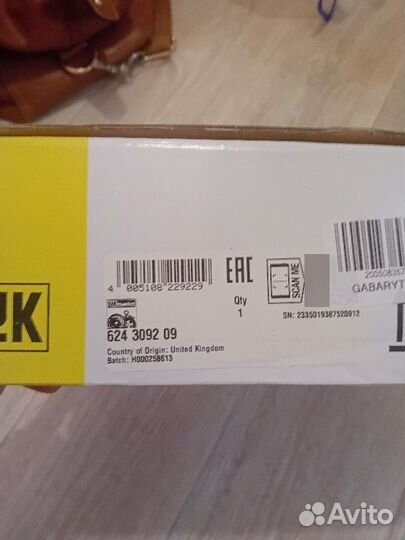 Комплект сцепления Luk 624309209 nissan.renault