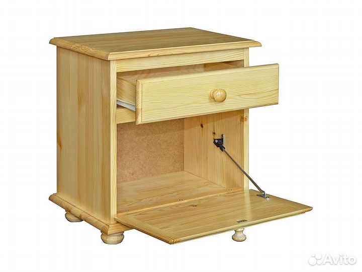 Тумба прикроватная лотос 1093, Сосна натуральная