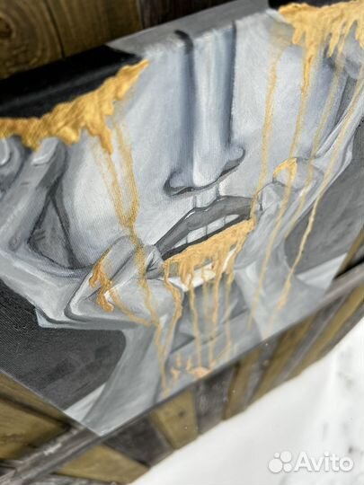 Картина абстракция акрил