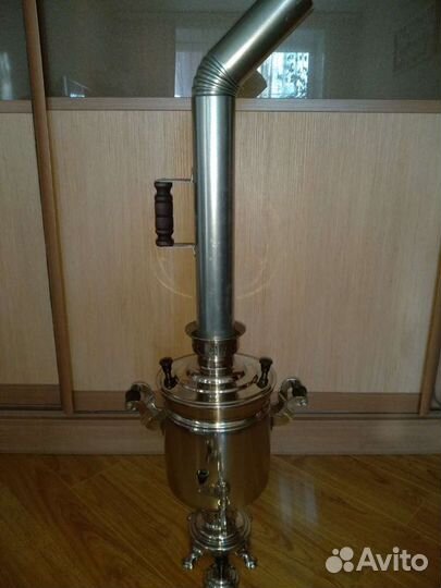 Самовар с трубой