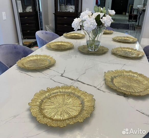 Золотая тарелка, блюдо