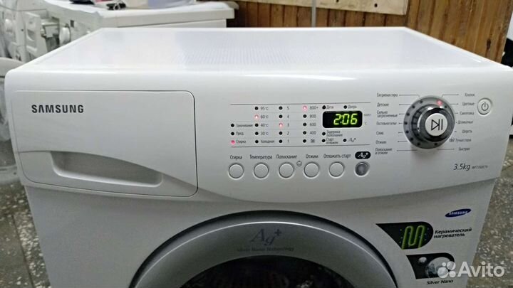 Стиральная машина Самсунг узкий, загрузка 3,5 кг