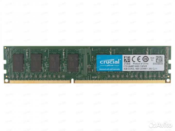 Crucial/SK hynix Оперативная память DDR 3 1600 4gb