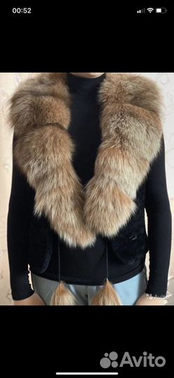 Меховая жилетка