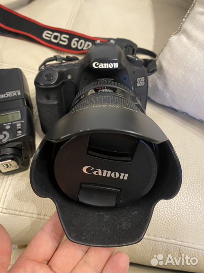 Зеркальный фотоаппарат canon 60d, 24-105, 430