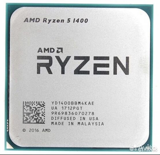 Процессор AMD Ryzen 5 1400