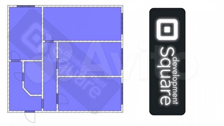 3-к. квартира, 93 м², 1/9 эт.