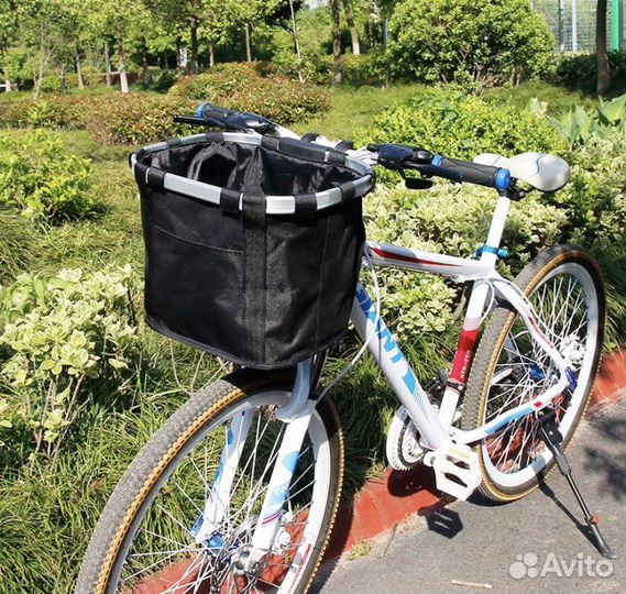 Сумка корзина на велосипед