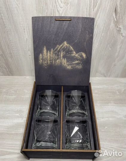 Подарочный набор стаканов для виски