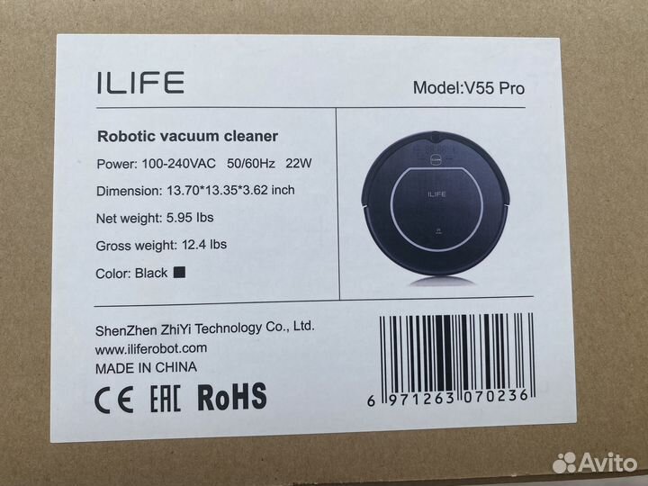 Робот пылесос Ilife v55 pro