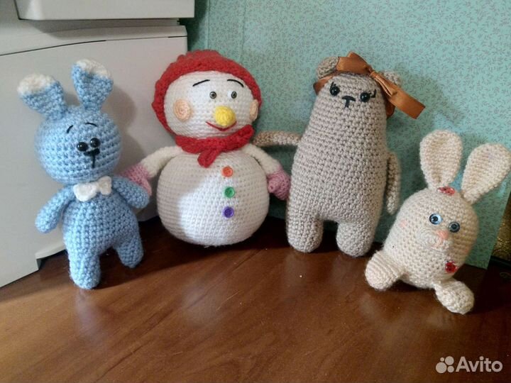 Вязаные игрушки ручной работы