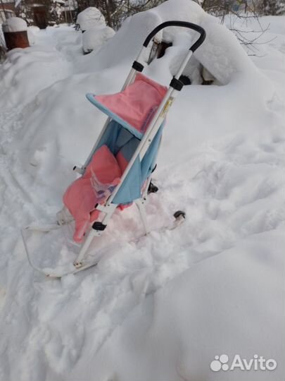 Коляска санки