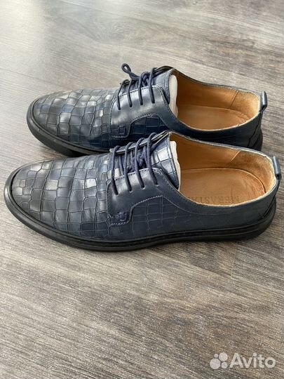 Туфли кожаные подростковые мужские 41 размер