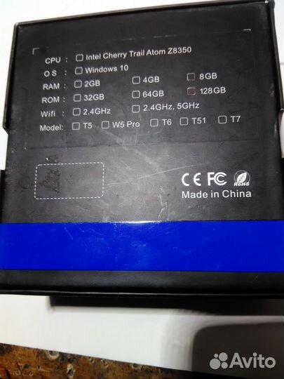 W5 PRO Windows 11 Мини пк TV Stick компьютер Intel