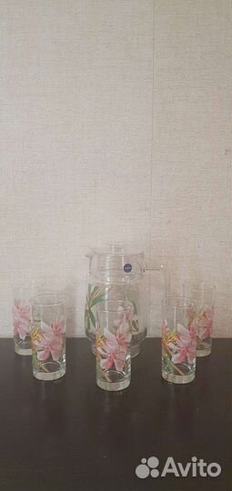 Новый кувшин со стаканами Luminarc