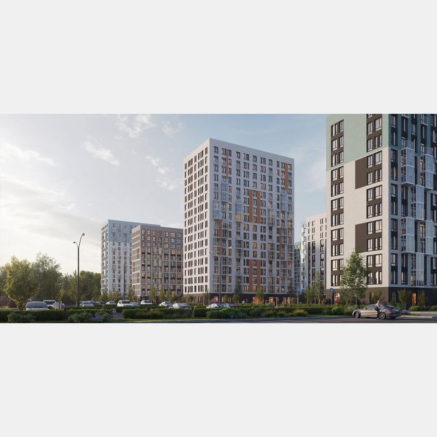 1-к. квартира, 38,9 м², 2/12 эт.