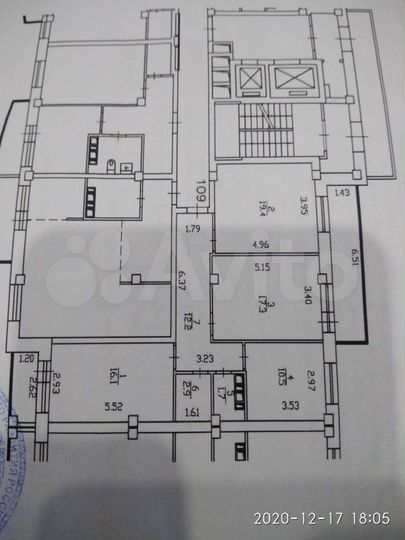 3-к. квартира, 80 м², 5/16 эт.