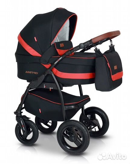 Коляска 2в1 Verdi Optima Black Line