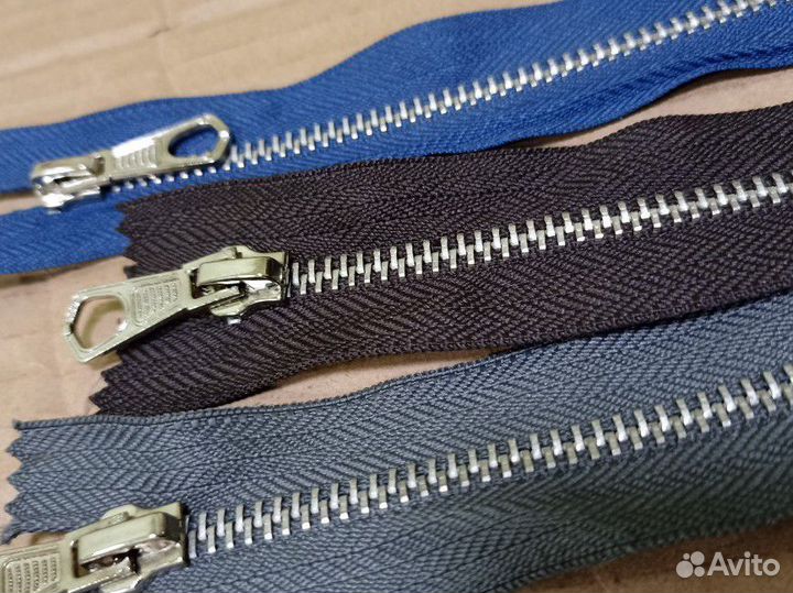 Молнии металлические неразъёмные 40 см