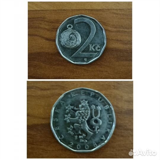 Монета Чехии 2008г