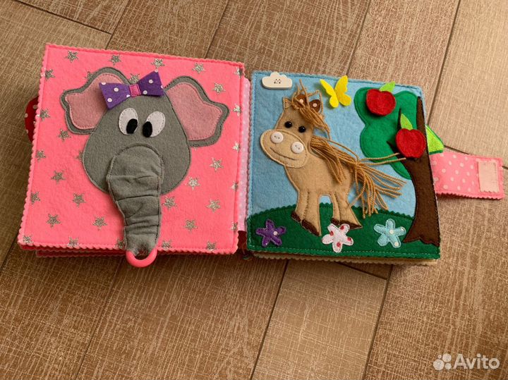 Фетровая книга монтесори