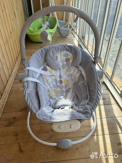 Детские качели шезлонг