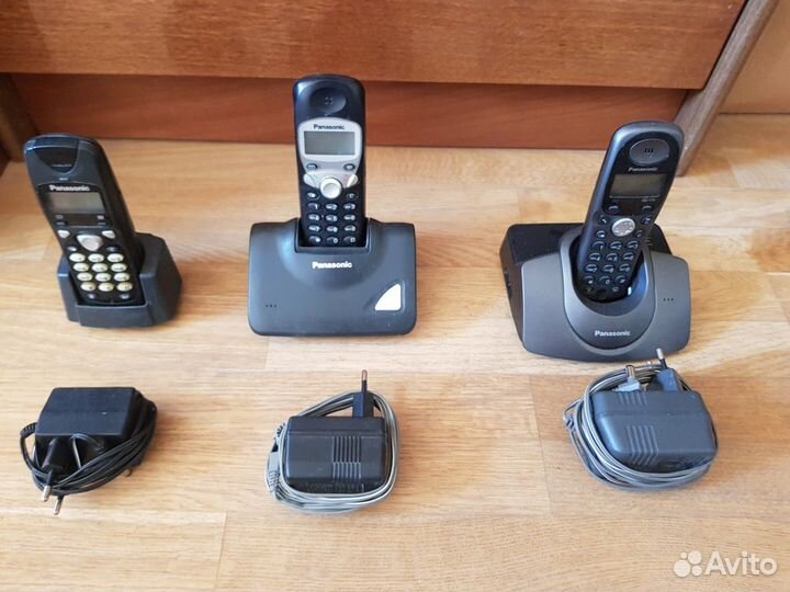 Радиотелефоны 3 комплекта