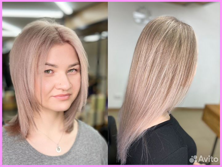 Сложное окрашивание волос Балаяж Шатуш Аиртач