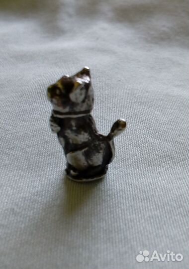 Россия,серебро,925 проба,имбав,Кошка, 6.8 грамм