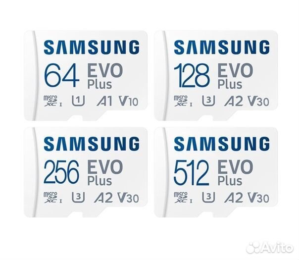 Карта памяти microSD Samsung EVO plus U3 512 гб