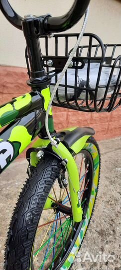 Велосипед детский 18 с боковыми колесами