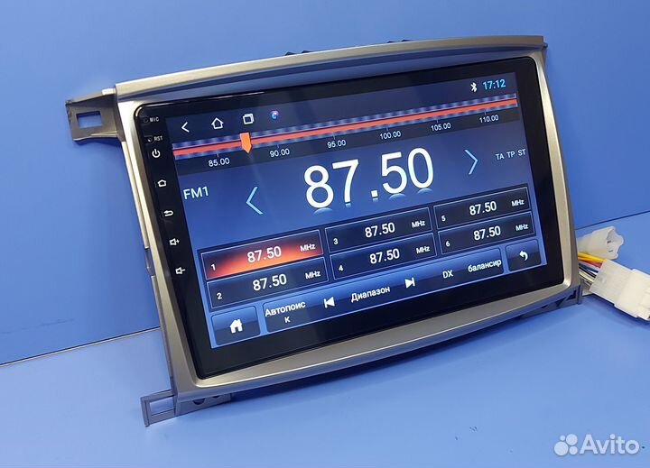 Магнитола android Toyota Land Cruiser 03-07 DSP
