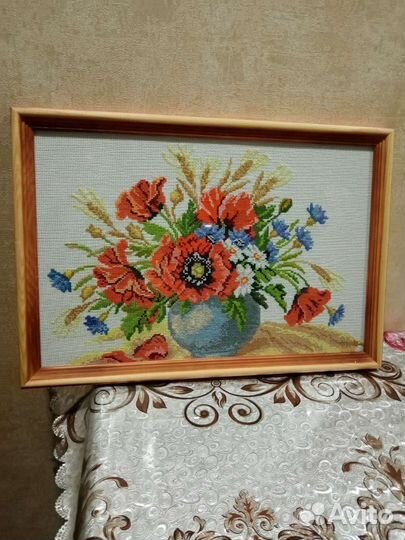 Картина вышитая крестом