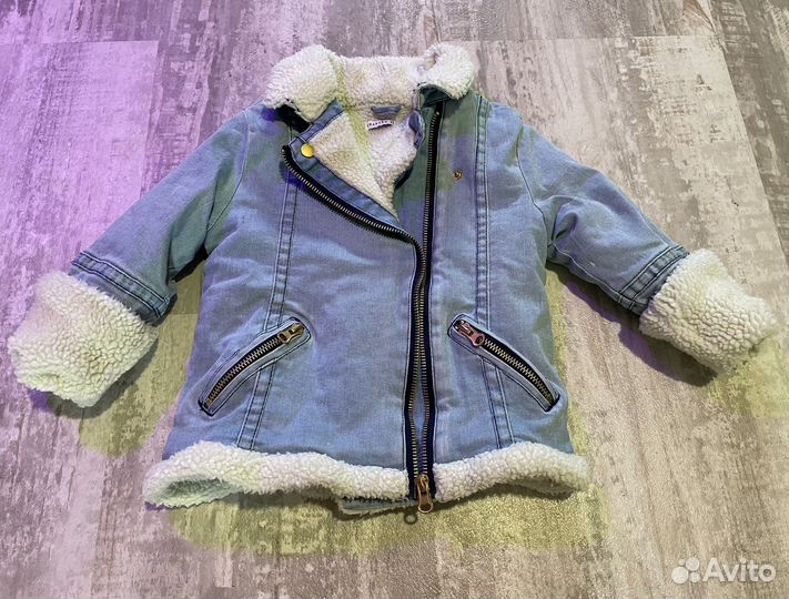 Джинсовая куртка новая для девочки