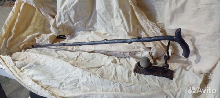 Трость кованная,прямая,художественная ковка