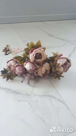 Искусственные цветы, букет роз