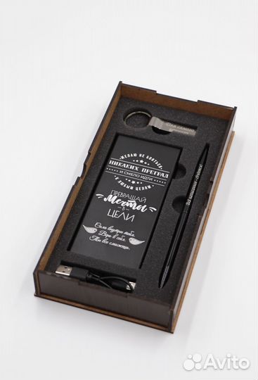 Повербанк в красивой коробке