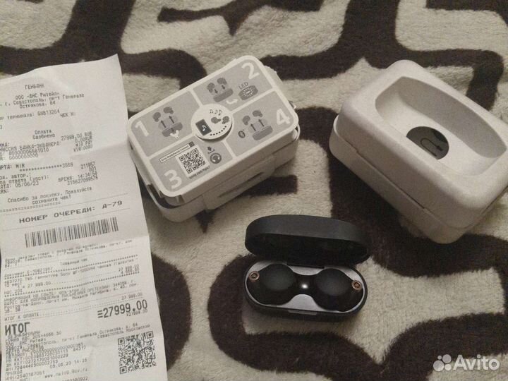 Беспроводные наушники sony wf1000xm4