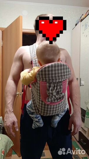 Рюкзак переноска кенгуру для новорожденных