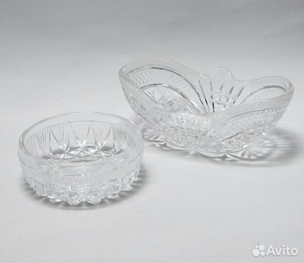 Салатник Ладья и креманка-розетка СССР (набор)