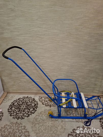 Детские санки с колесами