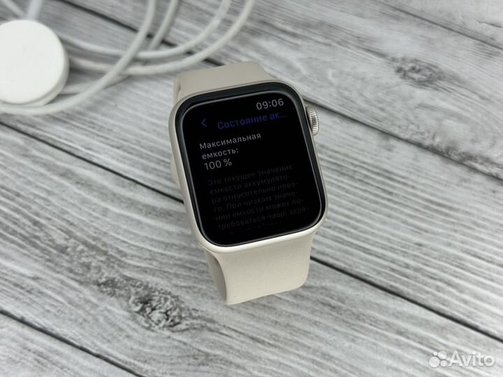 Часы apple watch se 2 40mm 2022 100 акб